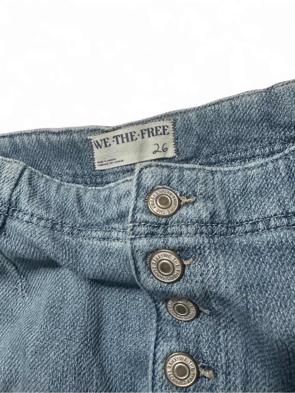 Free People We The Free Osaka Barrel Jeans - Size 26 - Picture 4 of 4